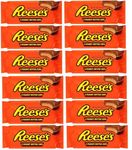 Reese's 2 Peanut Butter Cups Creme Milk Chocolate (Pack Of 12 x 42 Grams) Imported