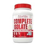 Complete Isolate 100% Grass Fed Whey Protein Isolate Powder - Zero Carbs or Fat, Gluten Free Whey Protein Powder, Build Muscle, Improve Recovery, Non-GMO Whey Isolate Protein Powder, Regularly Tested & Verified, Vanilla Ice Cream, 29 serv (2lb)