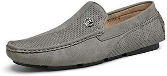 Bruno Marc Mens Penny Loafers Moccasins Shoes, Grey -6.5 (3251314)