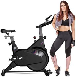 BIONFIT APEX Pro Gym Cycle for Home Fitness | Max Weight: 120 Kg, 2 Years Warranty, Magnetic Resistance System, Heart Rate Sensor | Exercise Spin Bike for Cardio Workouts, DIY Installation
