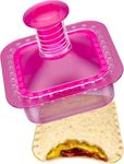 HiYZ Sandwich Cutter and Sealer - UncrustBell Sandwich Cutter - Crustless Sandwich Maker - Peanut Butter and Jelly Sandwich Maker - Decruster Cookie Cutter for Kids Children Boys Girls