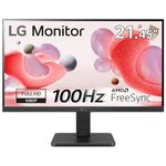 LG Electronics Monitor 22MR410-B, 22 Inch, Full HD 1080p, 100Hz, 5ms GtG, VA Panel, AMD FreeSync, Smart Energy Saving, Anti-Glare, HDMI, Matte Black