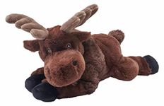 Wild Republic Ecokins, Moose, Stuffed Animal, 12 inches, Gift for Kids, Plush Toy, Made from Spun Recycled Water Bottles, Eco Friendly, Child’s Room Decor