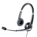 Jabra 5599-823-109 Uc Voice 550 Duo Ms Headset W/ Mic Usb Soft Leatherette