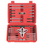 EWK 51 Pcs Harmonic Balancer Puller Set, Steering Wheel Puller, Crankshaft Pulley & Gear Puller, Flywheel Removal Tool