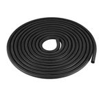 uxcell Foam Rubber Seal Weather Strip 6mm Diameter 3 Meters Long Black