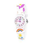 VAPCUFF Toys for 3-8 Year Old Kids, Kids Watch for Girls Age 3-8 Birthday Gifts for 4-7 Year Old Kids Gifts for Back to School Xmas Gifts for Girls Stocking Stuffers for Girls - White