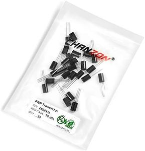 CHANZON 50pcs 2SB647A 2SD667A (25pcs 2SB647A + 25pcs 2SD667A) TO-92L Bipolar Junction Transistor Assortment - BJT PNP + NPN New Original