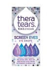 TheraTears Screen Eyes Eye Drops | Relieves, Refreshes and Whitens Dry, Red or Irritated Eyes from Extended Screen Use | Contact Lens Friendly | 5 in 1 Eye Care Drops | 10ml