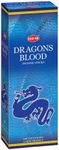 HEM Dragons Blood Blue Incense Sticks | Natural, Pure House & Flower Powder | Aromatherapy Incense For Air Purifier, Cleanness The Aura & Relieving Stress | Gift Set, 120 Count (Pack of 1)