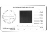 TOSUKKI Multifunction Microscope Micrometer Calibration Ruler Slide，Microscope Reticle Micrometer/Microscope Calibration Grid/Microscope Camera Calibration Slide/Micrometer Ruler for Microscope