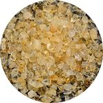 Natural Chip Stone Beads Citrine 5-8mm About 400 Pieces Irregular Gemstones Healing Crystal Loose Rocks Bead Hole Drilled DIY for Bracelet Jewelry Making Crafting (5-8mm, Citrine)