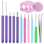 12 Pcs Quilling Tool, Paper Quilling Slotted Tools Kits Different Sizes Rolling Curling Quilling Needle Pens for Quilling Tool and Supplies