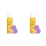 Sanfe Painless & Detan Hair Removal Spray Cream - 200 ml | For Chest, Legs, Arms & UnderArm | Removes Hair in 10 Minutes with Skin Detan | Orange Peel, Aloevera, Vitamin E & Niacinamide | Dermatologist Approved