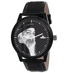 AROA Watch New Watch for Osho Model : 973 Black Metal Type Analog Black Strap Watch Black Dial for Men Stylish Watch for Boys-