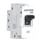 Anchor by Panasonic 98071 UNO Mini Modular 16 Ampere Single Pole C Curve MCB