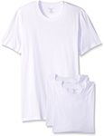 Nautica Men's Cotton Crew Neck Polo-Shirts-Multi Packs, White - 3 Pack, Small