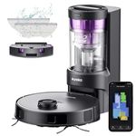 EUREKA E10s 2-in-1 Robot Vacuum with bagless eco Station, auto dust draining, 4000 Pa Suction, 180-min runtime, LiDAR Navigation & Obstacle Avoidance—Ideal for pet Hair, Carpets & Hard Floors.