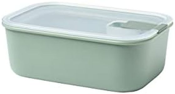 Mepal - Boîte de conservation alimentaire EasyClip - Boîte de rangement avec couvercle et fermeture à pression - Pour le micro-ondes, le four à vapeur et le congélateur – 1000 ml – Nordic sage