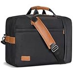 Estarer Laptop Messenger Bag 17.3 Inch Mens Satchel Briefcase Shoulder Bag for Work Business