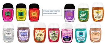 Bath and Body Works Pocketbac Hand Sanitizer Grab Bag Bundle pack of (10) Anti-Bacterial Hand Gels by Bath & Body Works