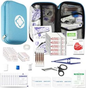 Small-Waterproof Car First-Aid Kit Emergency-Kit - Blue 273Piece Camping Equipment for Camping Hiking Home Travel YIDERBO