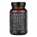 KIKI Health Organic Oyster Extract Mushroom | Standardised to 50% Polysaccharides | Real Fruiting Bodies Extract | Vegan, Gluten-Free, Non-GMO - 60 Vegicaps