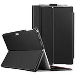 Fintie Protective Case for Surface Pro 6 - Multiple Angle Hard Shell Business Cover, Compatible with Type Cover Keyboard for Microsoft Surface Pro 6 / Surface Pro 5 / Surface Pro 4 (Black)