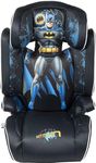 DC Comics Batman Child Safety Car Seat 100 to 150 cm with Batman Superhero Graphics on Black and Blue Background