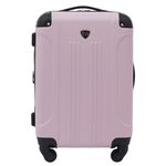 Travelers Club Chicago Hardside Expandable Spinner Luggages, Lilac, 20" Carry-On, Chicago Hardside Expandable Spinner Luggages