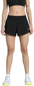 PUMA Women's TAD Essential 3" Woven Short, Black, S