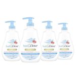 Baby Dove Tip to Toe Body Wash For Baby's Sensitive Skin Rich Moisture Hypoallergenic Formulation 384 ml 4 Pack