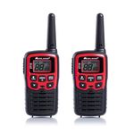 Midland - 2 Walkie Talkies for Kids XT10, 2 Way Radio, 16 PMR446 Licence-Free Channels, 4Km Range, 38 CTCSS Tones, VOX, SCAN - 2 Belt Clips Included - Walkie Talkie for Outdoor Toys & Camping Games