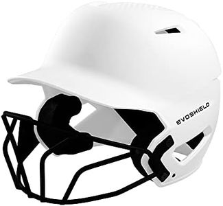 EvoShield XVT™ Matte Batting Helmet with Facemask - White, Large/X-Large