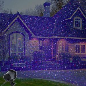 Star Christmas Projector – Blue, Green, Red Light Show