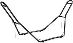 TANGZON Hammock Stand, Hammock Metal Frame Holder with Chains and Hooks, Outdoor Hammock Swing Stand for Garden, Patio Camping and Hiking, Stand Only