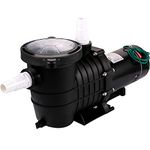 VEVOR Swimming Pool Pump 2HP, Pool Pump 1500W 6657GPH in/Above Ground Pool Pump, Silent Pool Motor w/Thermal Protection, Single Speed Filter Pump w/Strainer for Spa Water, Swimming Pool, Bathtub