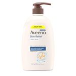 Aveeno Skin Relief Fragrance-Free Body Wash With Oat To Soothe Dry Itchy Skin, Gentle, Soap-Free & Dye-Free For Sensitive Skin, 975ml