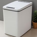 amazon basics Motion Sensor Dustbin For Bathroom, Touchless Smart Trash Bin with Lid, Rechargeable Automatic Sensor Dustbin, Waterproof Garbage Bin for Home, Kitchen, Office