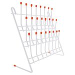 ANTIOCH Lab Drying Rack 24 Pegs Lab Glassware Rack Wire Glassware Drying Rack Wall Mount/Lab Glass Drying Rack