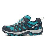 Merrell Women's Accentor Walking Shoes, Women's Waterproof and Breathable Hiking Shoes, Blue, UK7