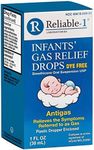 Reliable-1 Laboratories Infants Gas Relief Drops Stomach Relief Gas Drops for Babies, Infants and Toddlers | Simethicone Baby Gas Relief | Safe for Newborns, Dye Free Formula | 1 Fl Oz