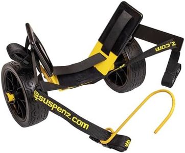 Suspenz Kayak Canoe Stern Cart, EZ-Stow Transport Trolley with Straps, Lightweight, Compact Aluminum Frame, 130 lb Load Capacity (22-1199)