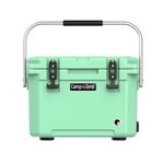 Camp-Zero 20L Premium Cooler/Ice Chest with 4 Molded-in Cup Holders