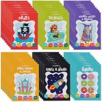 THE TWIDDLERS 48 Mini Colouring Books for Kids, A6 Paper Size - Fun Assorted Fantasy Designs, Children Art Activity Gift Set Multipack, Perfect Mini Colouring Books for Party Bags, Stocking Fillers