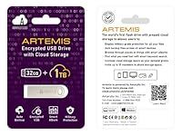 Amaryllo Artemis Cloud Storage Flash Drive (1TB Cloud Storage)