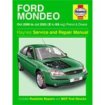 Ford Mondeo Petrol & Diesel (Oct 00 - Jul 03) Haynes Repair Manual (Hardback)