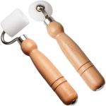 2Pcs Wallpaper Decorating Roller Fl