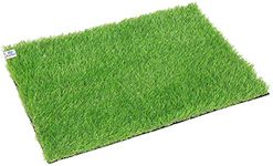 Kube Industries 35 MM Artificial Grass for Balcony Or Doormat, Soft and Durable Plastic Turf Carpet Mat, Artificial Grass (18" X 36") Green-HS_38_HEARTH21098