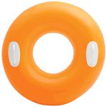 Toyshine 30'' Pool Rings with Handle, Baby Pool, Swimming Rings for Kids, Inflatable Tubes, Summer Fun Water Toys for Kids, Party Fun, Beach Outdoor Party Supplies- Mix Color